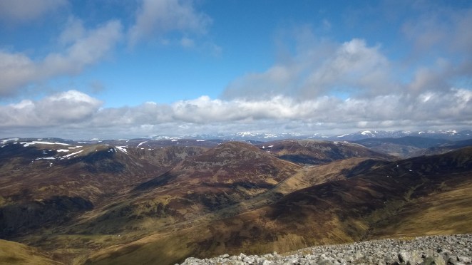 View from Creag Leacach as the clouds cleared