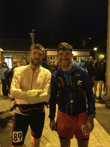 Nervous smiles before the start